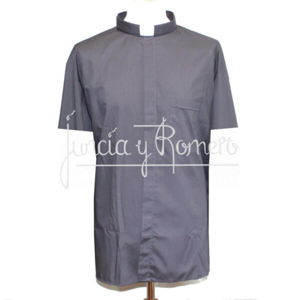 camisa mCORTA GRIS OSC