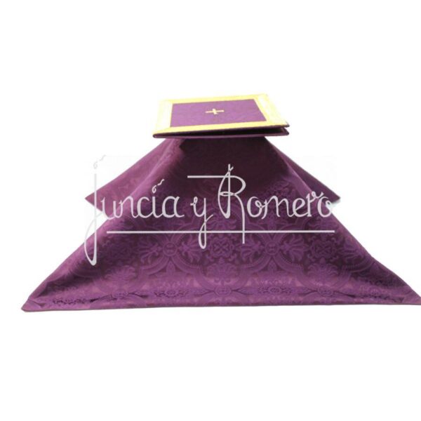 velo morado y bolsa.900